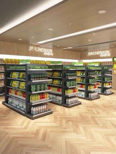 现代超市3D模型下载